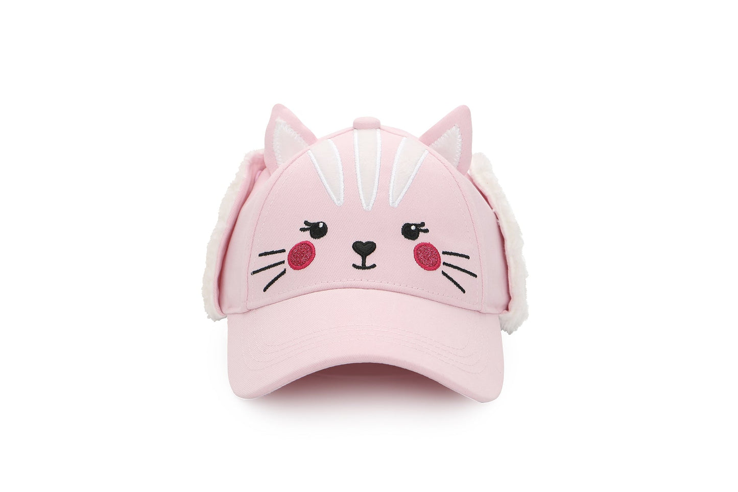 Toddler/Kids 3D Winter Cap with Ear Flaps - Cat