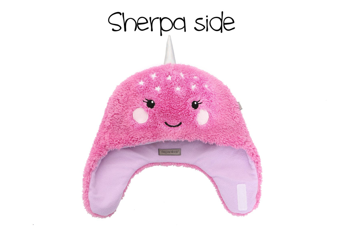 Baby/Kids Reversible Sherpa Hat - Unicorn | Narwhal