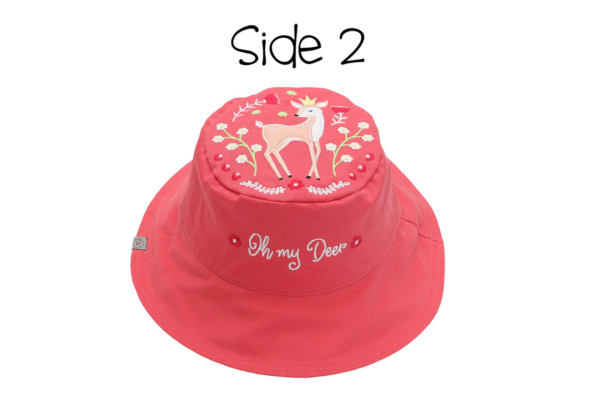Baby/Kids Reversible Sun Hat - Bunny | Deer