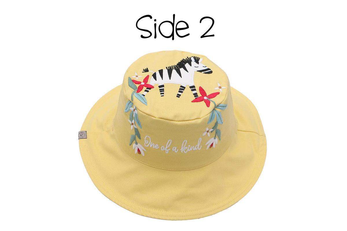 Baby/Kids Reversible Sun Hat - Leopard | Zebra