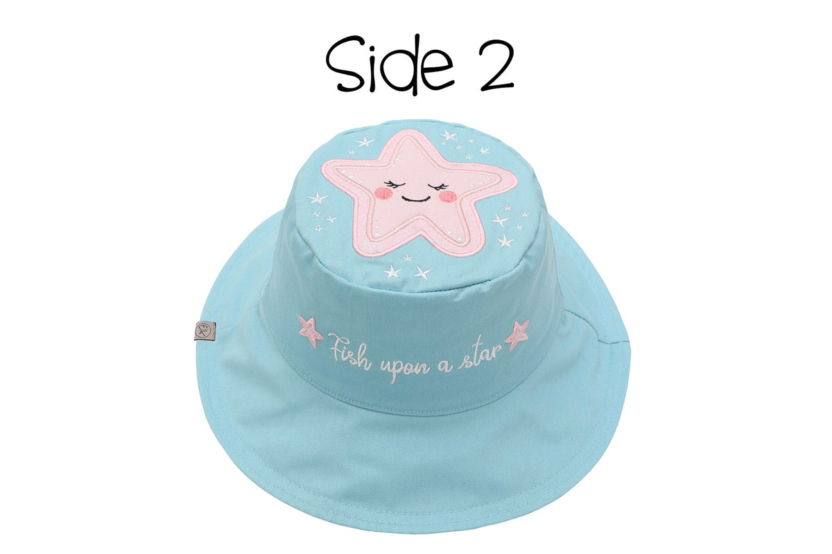 Baby/Kids Reversible Sun Hat - Narwhal | Starfish