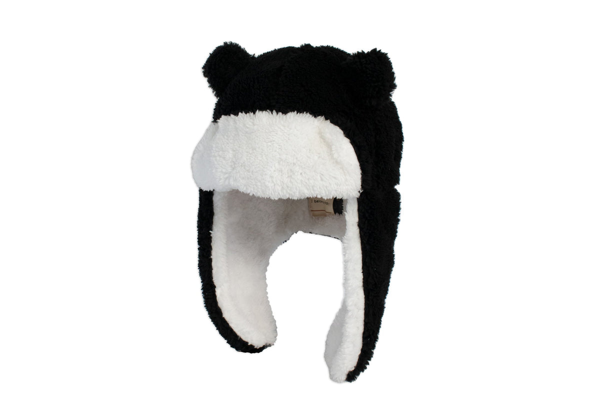 Baby/Kids Sherpa Trapper Hat - Black