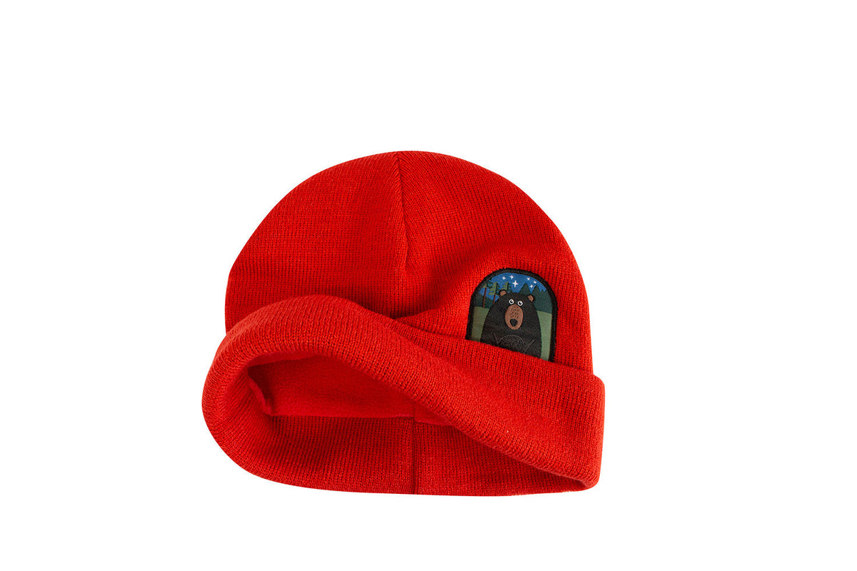 Toddler/Kids Beanie & Gloves Set - Black Bear