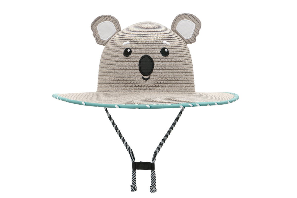 Toddler/Kids Lifeguard Straw Hat - Koala
