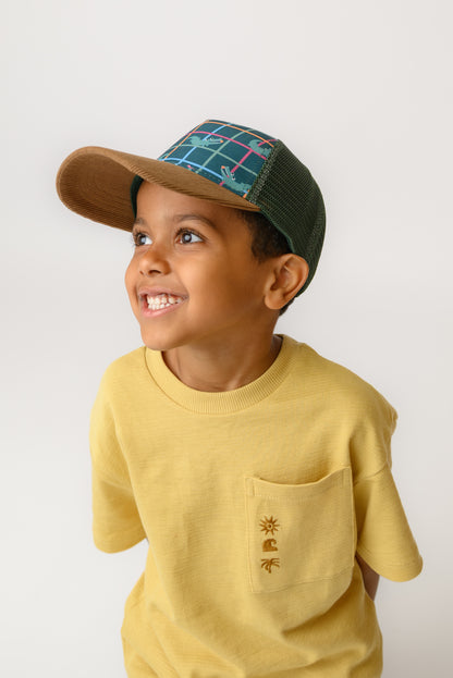**2026 PRE-ORDER** FJKxZOO Toddler/Kids Printed Ball Cap - Alligator