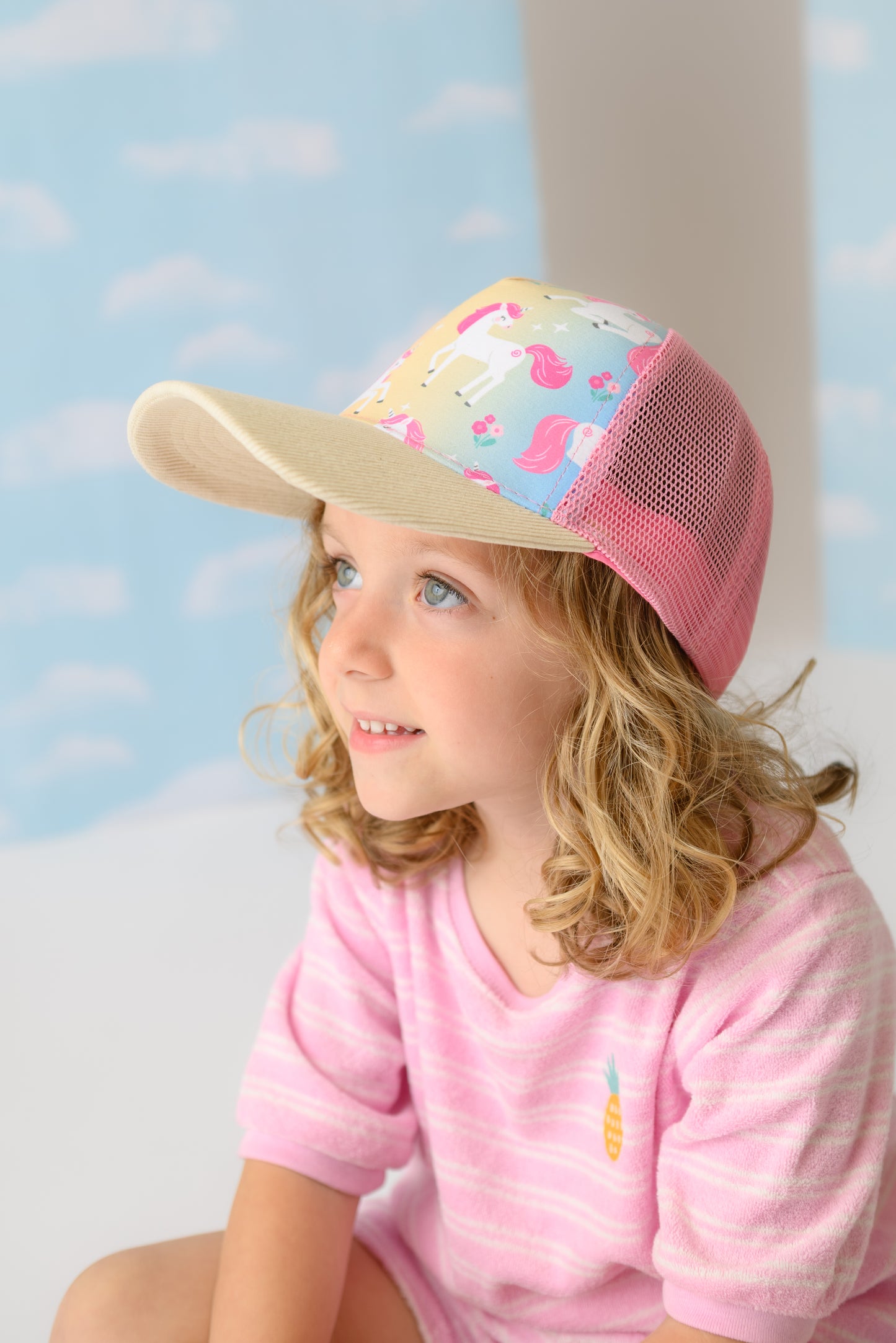 **2026 PRE-ORDER** FJKxZOO Toddler/Kids Printed Ball Cap - Unicorn