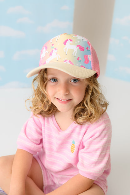 **2026 PRE-ORDER** FJKxZOO Toddler/Kids Printed Ball Cap - Unicorn