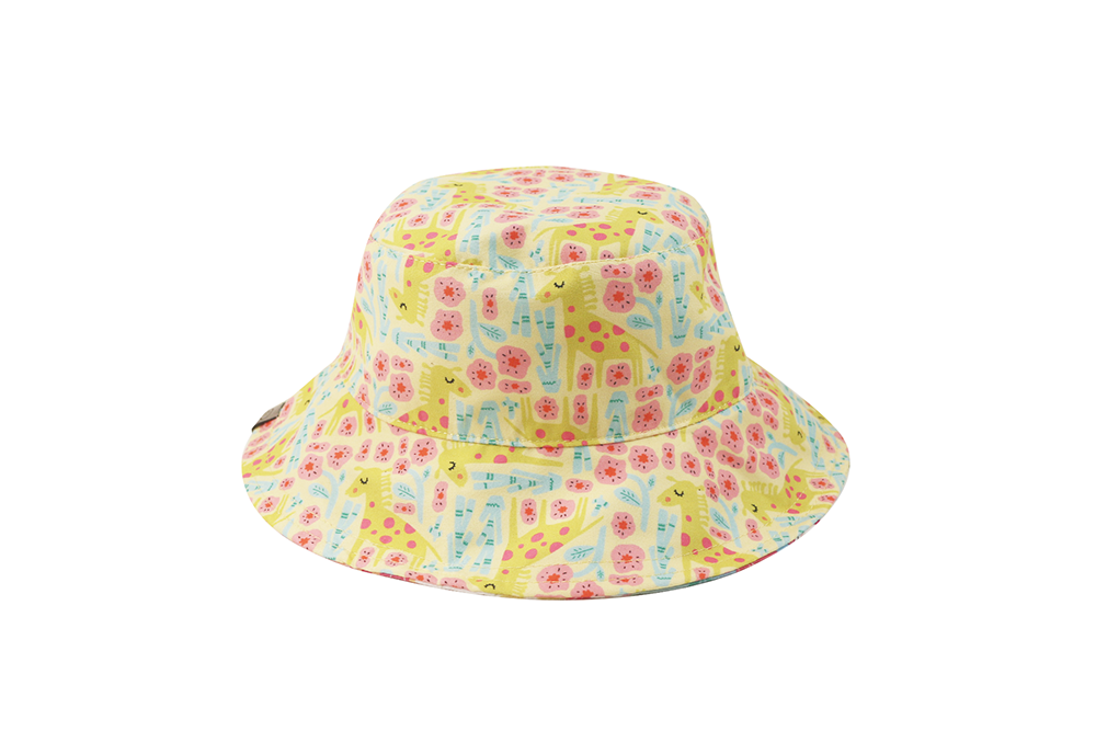NEW! FJKxZOO - Baby/Kids Reversible Patterned Sun Hat - Unicorn | Giraffe