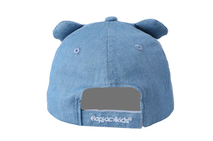 Kids 3D Cap - Bear Chambray