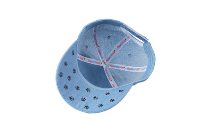 Kids 3D Cap - Bear Chambray