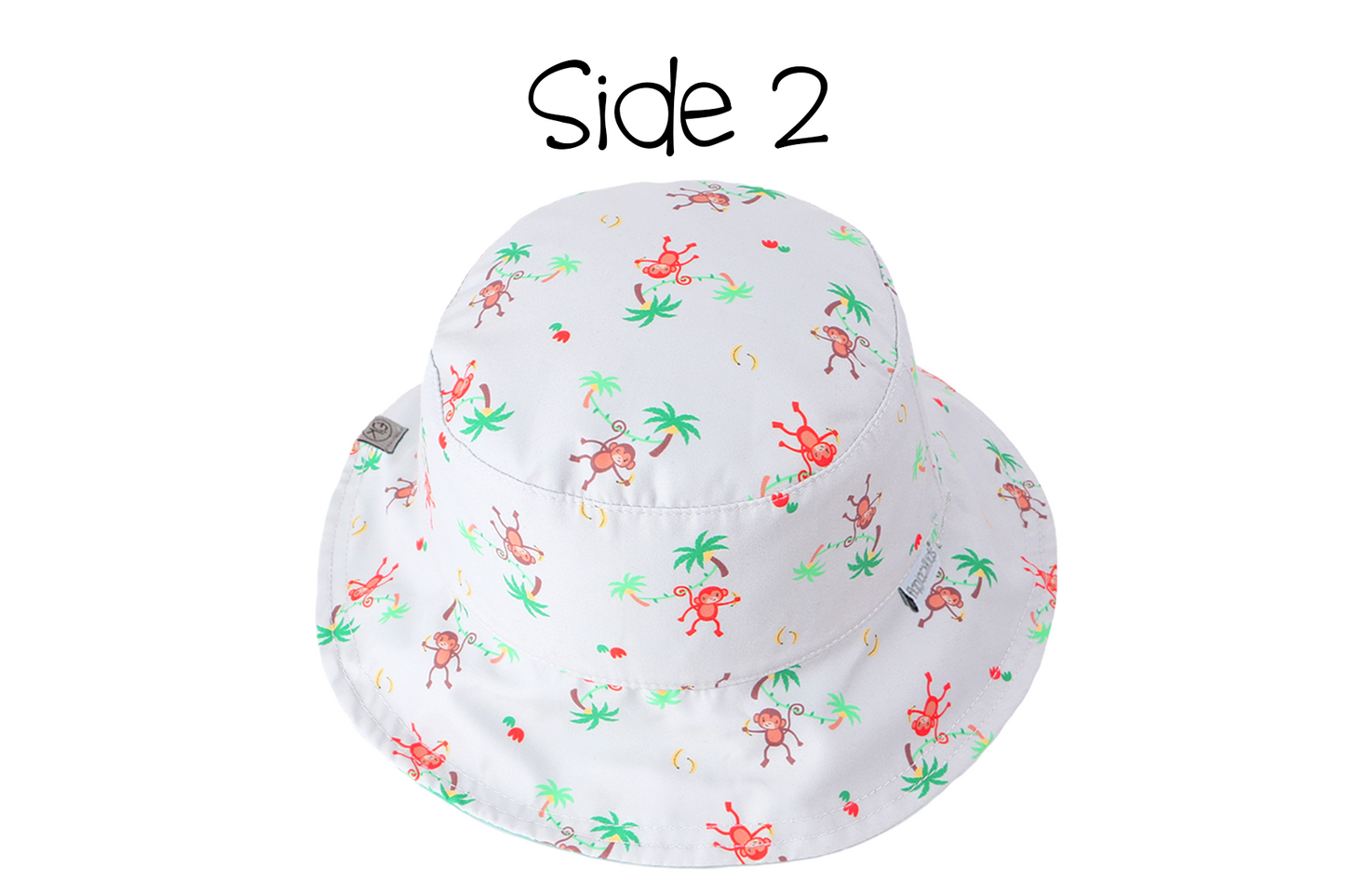 Baby/Kids Reversible Patterned Sun Hat - Safari | Monkey