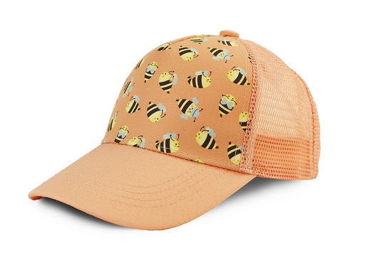 Toddler/Kids Printed Ball Cap - Bees