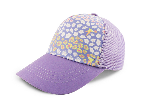 Toddler/Kids Printed Ball Cap - Floral Field