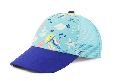 Toddler/Kids Printed Ball Cap - Jellyfish