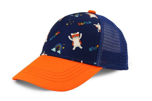 Toddler/Kids Printed Ball Cap - Animal Superhero