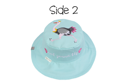 Baby/Kids Reversible Sun Hat - Giraffe | Ostrich