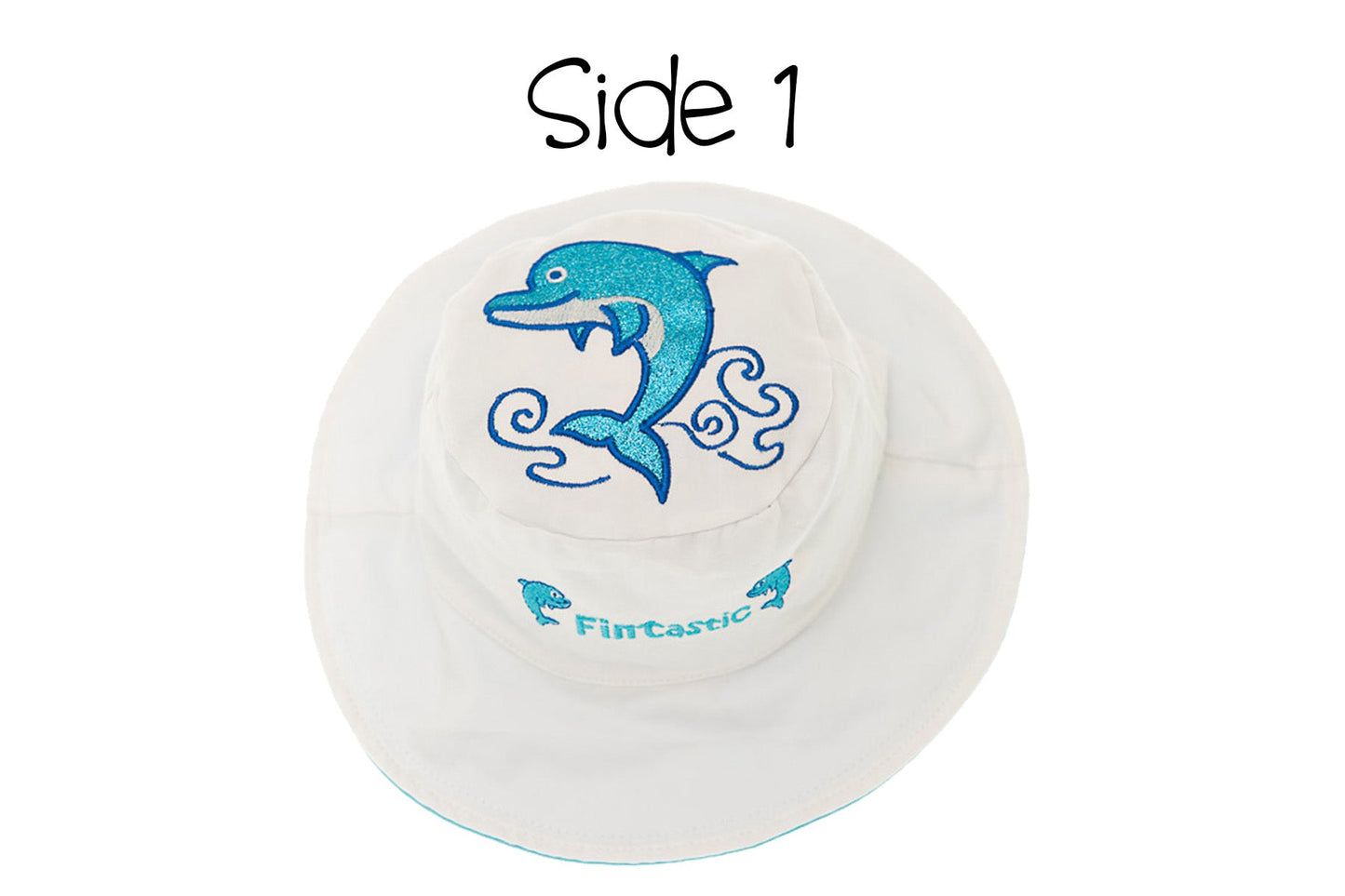 Baby/Kids Reversible Sun Hat - Dolphin | Flamingo