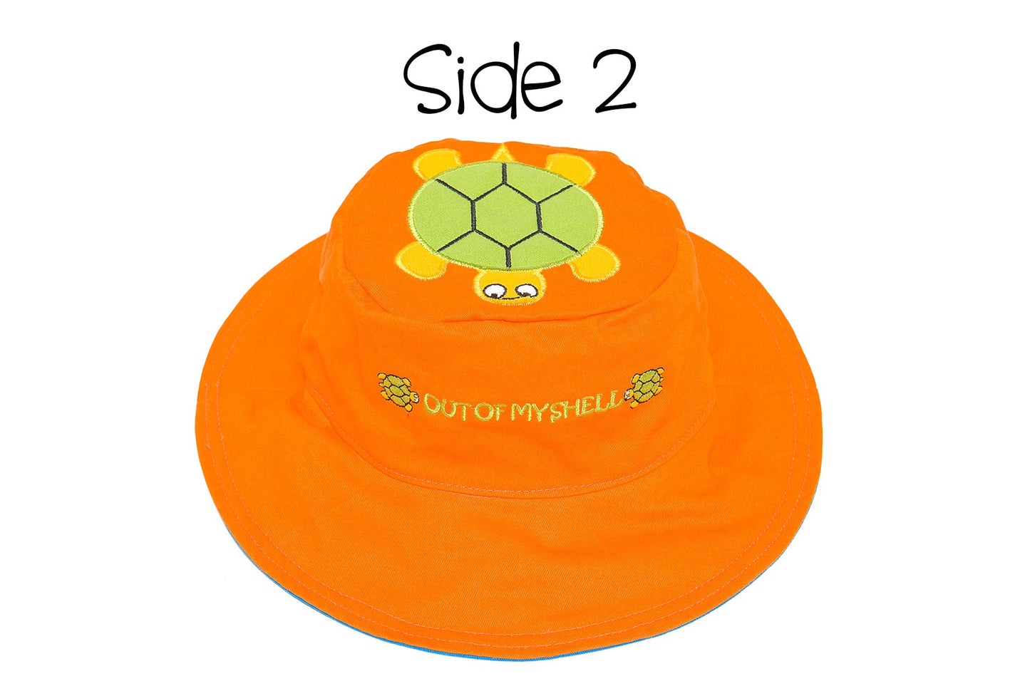 Baby/Kids Reversible Sun Hat - Crab | Turtle