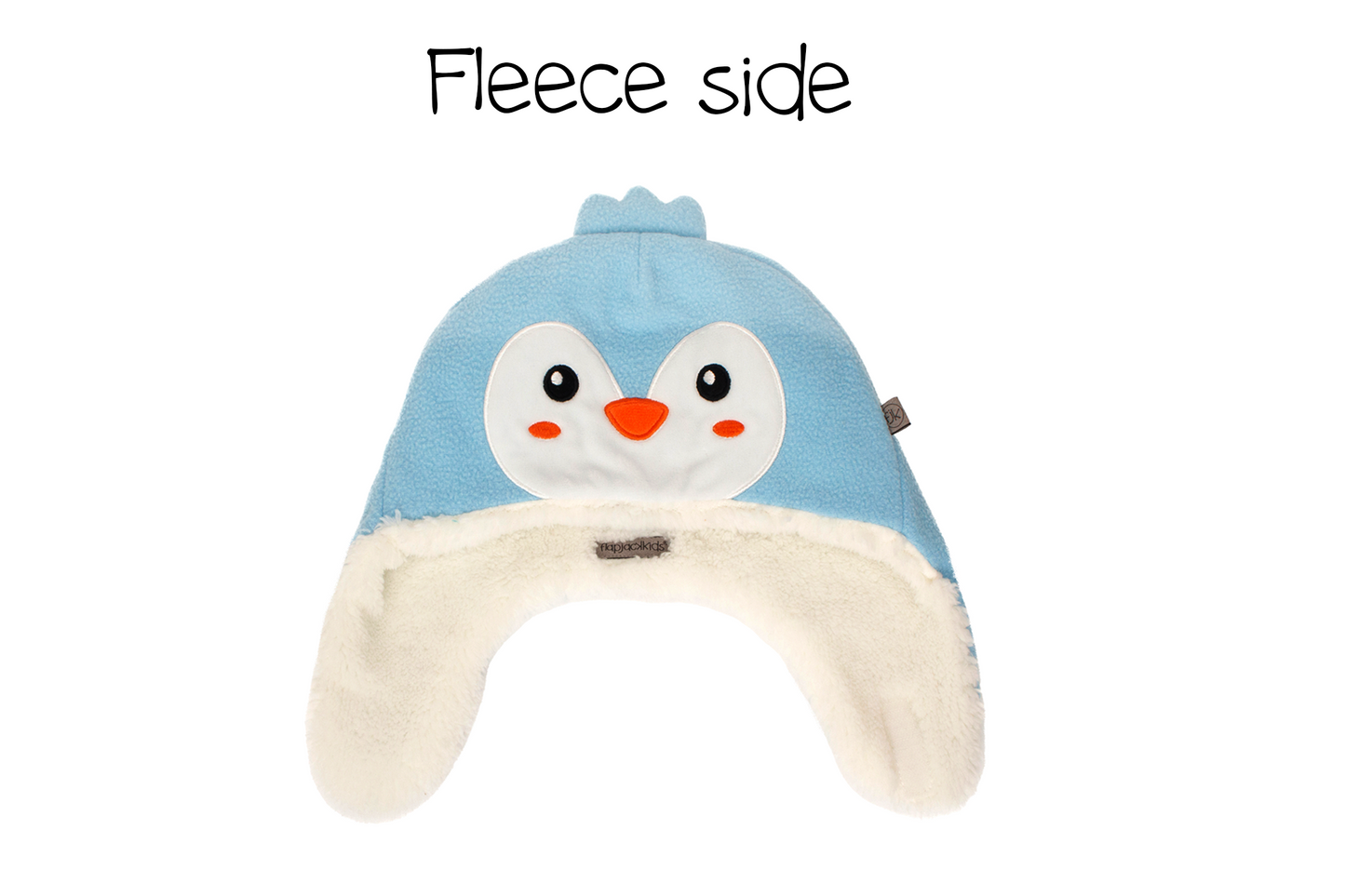 Baby/Kids Reversible Sherpa Hat - Penguin/Polar Bear