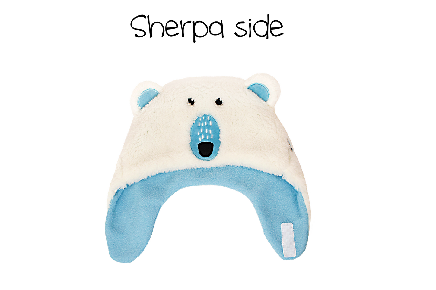 Baby/Kids Reversible Sherpa Hat - Penguin/Polar Bear