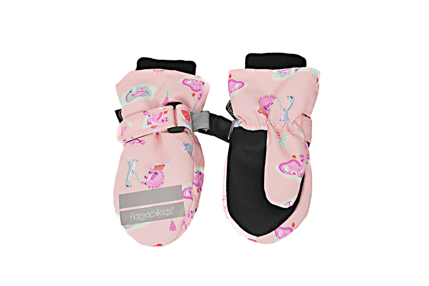 Baby/Kids Water Repellent Ski Mittens - Dino Play