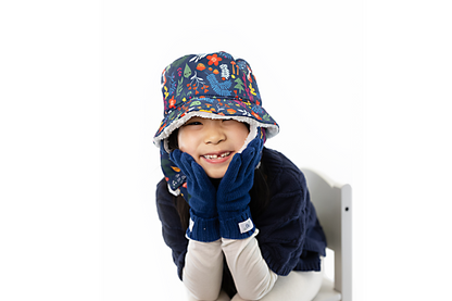 Toddler/Kids Winter Bucket Hat - Forest