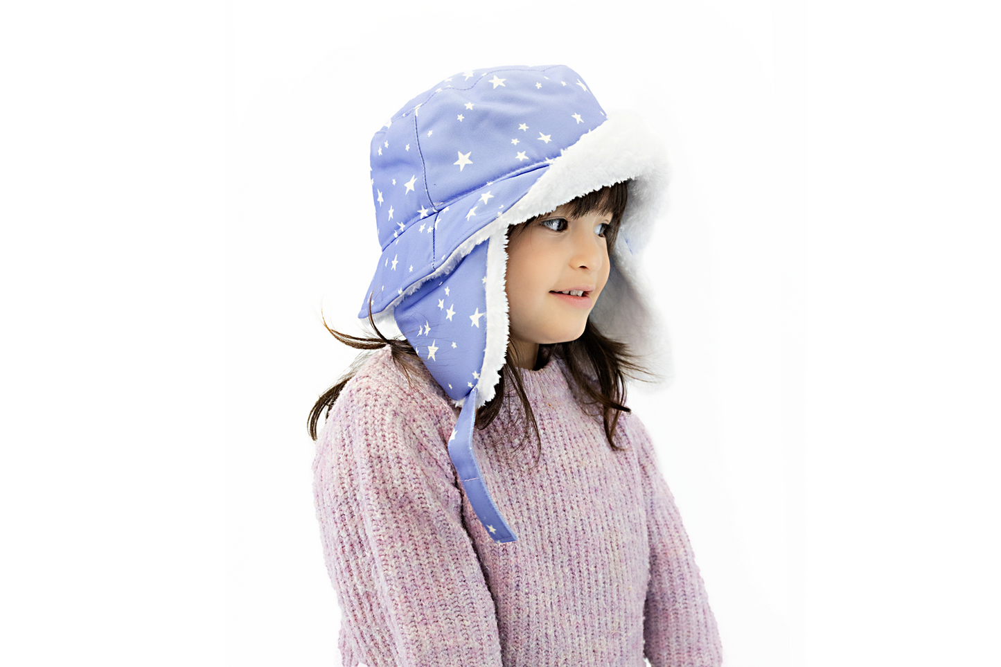 Toddler/Kids Winter Bucket Hat - Stars