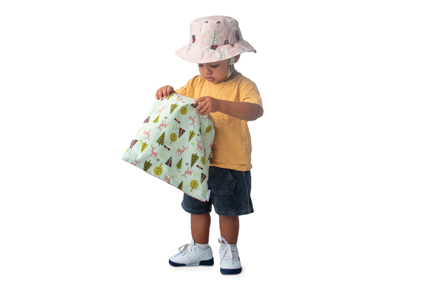 Baby/Kids Reversible Patterned Sun Hat - Moose | Cottage