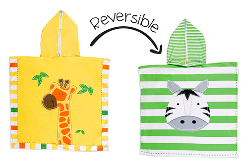 Toddler/Kids Reversible Cover Up - Giraffe | Zebra