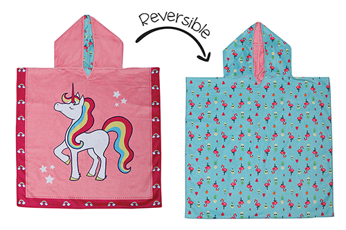 Toddler/Kids Reversible Cover Up - Unicorn | Tropical