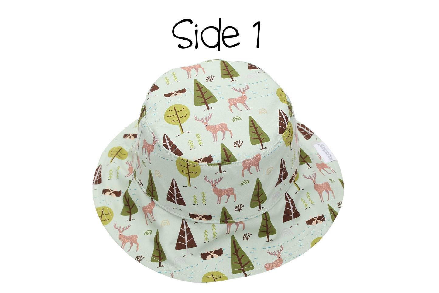 Baby/Kids Reversible Patterned Sun Hat - Moose | Cottage