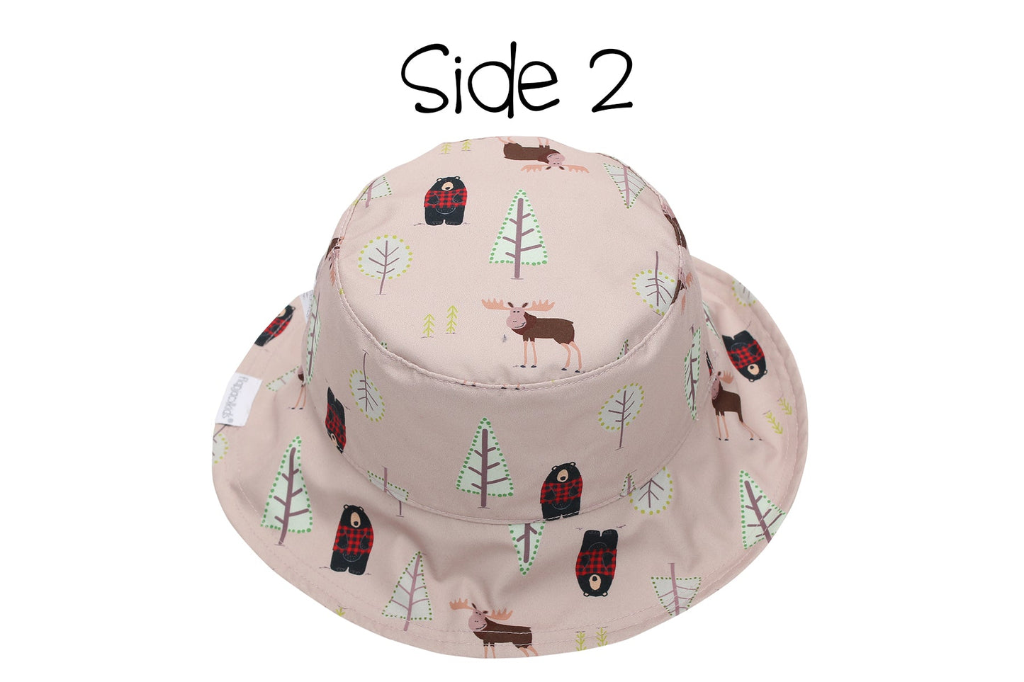 Baby/Kids Reversible Patterned Sun Hat - Moose | Cottage