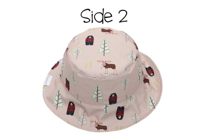 Baby/Kids Reversible Patterned Sun Hat - Moose | Cottage