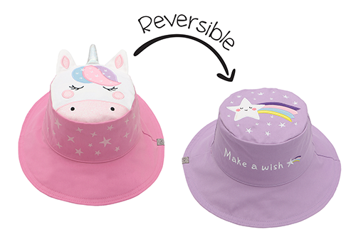 Baby/Kids Reversible Sun Hat - Unicorn | Star
