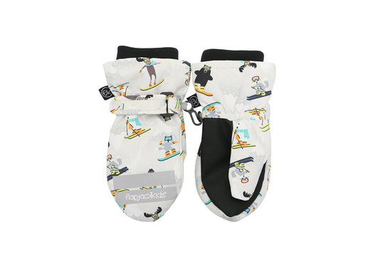 Baby/Kids Water Repellent Ski Mittens - Ski Resort