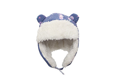 Baby/Kids Water Repellent Trapper Hat - Unicorn (Indigo)