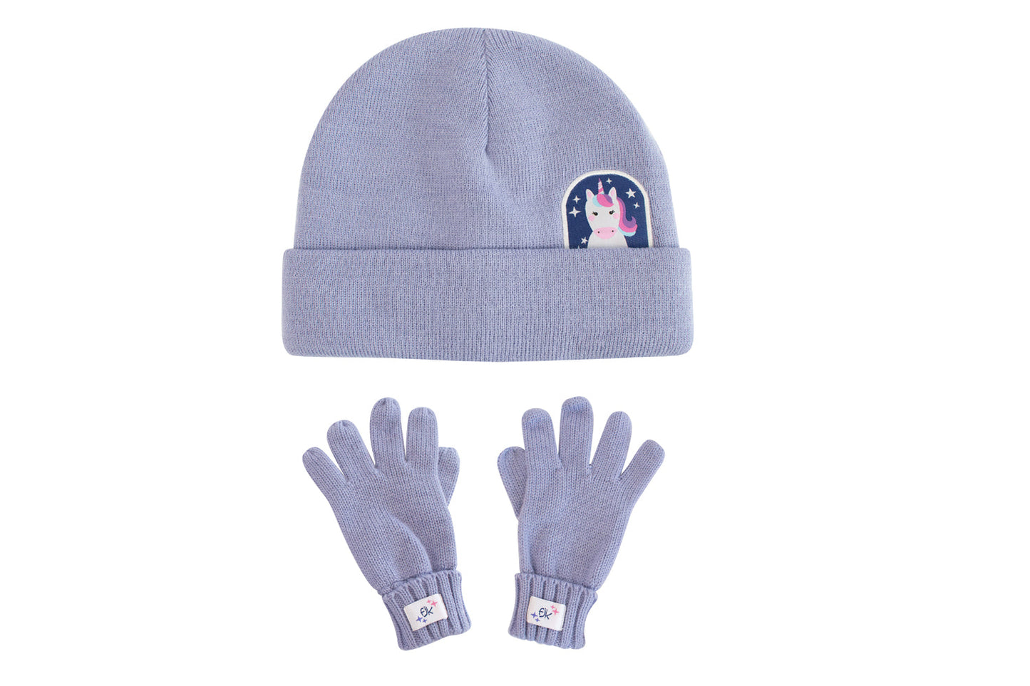 Toddler/Kids Beanie & Gloves Set - Unicorn