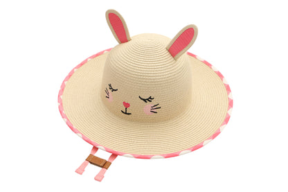 Toddler/Kids Lifeguard Straw Hat - Bunny