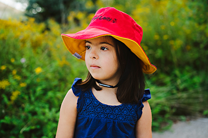 Baby/Kids Reversible Sun Hat - Bee | Ladybug